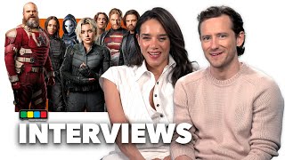 Lewis Pullman & Hannah John-Kamen talk Thunderbolts, Keeping Marvel Secrets, and Avengers: Doomsday