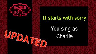 It starts with sorry - Karaoke - You sing Charlie - Update