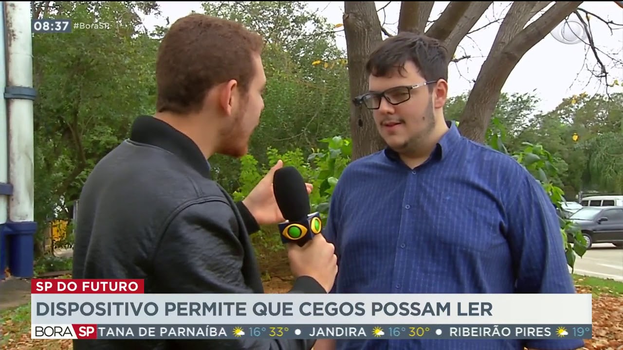 SP do futuro: Dispositivo permite que cegos possam ler cafe com jornal acabou