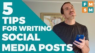 5 Easy Tips For Writing Social Media Posts