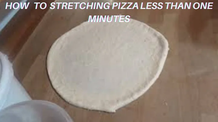 How to stretching  a Pizza  in less than a minute with Massimo Nocerino