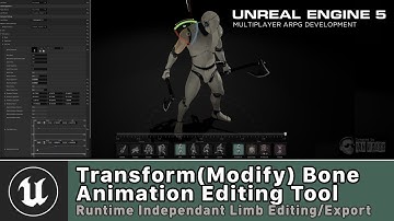 UE5 Transform(Modify) Bone Animation Editing Tool