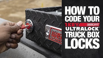 How to Code Your WEATHER GUARD®1 KEY ULTRALOCK™ Truck Box Lock | Step By-Step Guide
