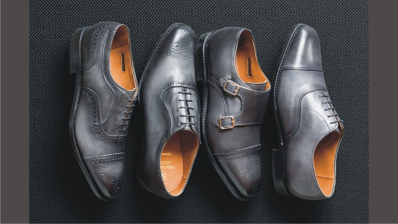 Riveting Mens Grey Leather Dress Shoes For Daily Work