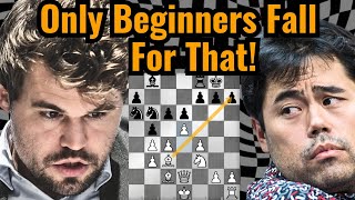 Magnus Carlsen SHOCKS Hikaru w/ Elementary OPENING TRAP! (Schooling of the CENTURY??)