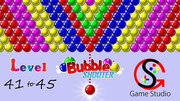 Bubble Shooter | Level 41 to 45 | @game studio