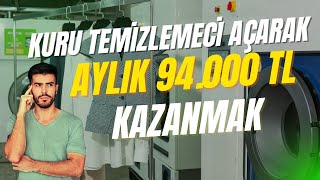 Kuru Temizleme Dükkanı Açarak Aylık 94.000 Tl Kazanmak 2025 Güncel Maliyet Ve Amorti Süresi Resimi