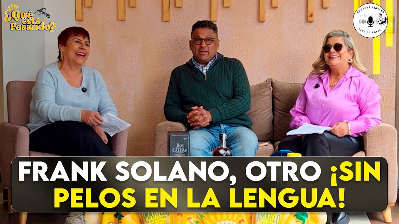Se le PICA la lengua a Frank Solano