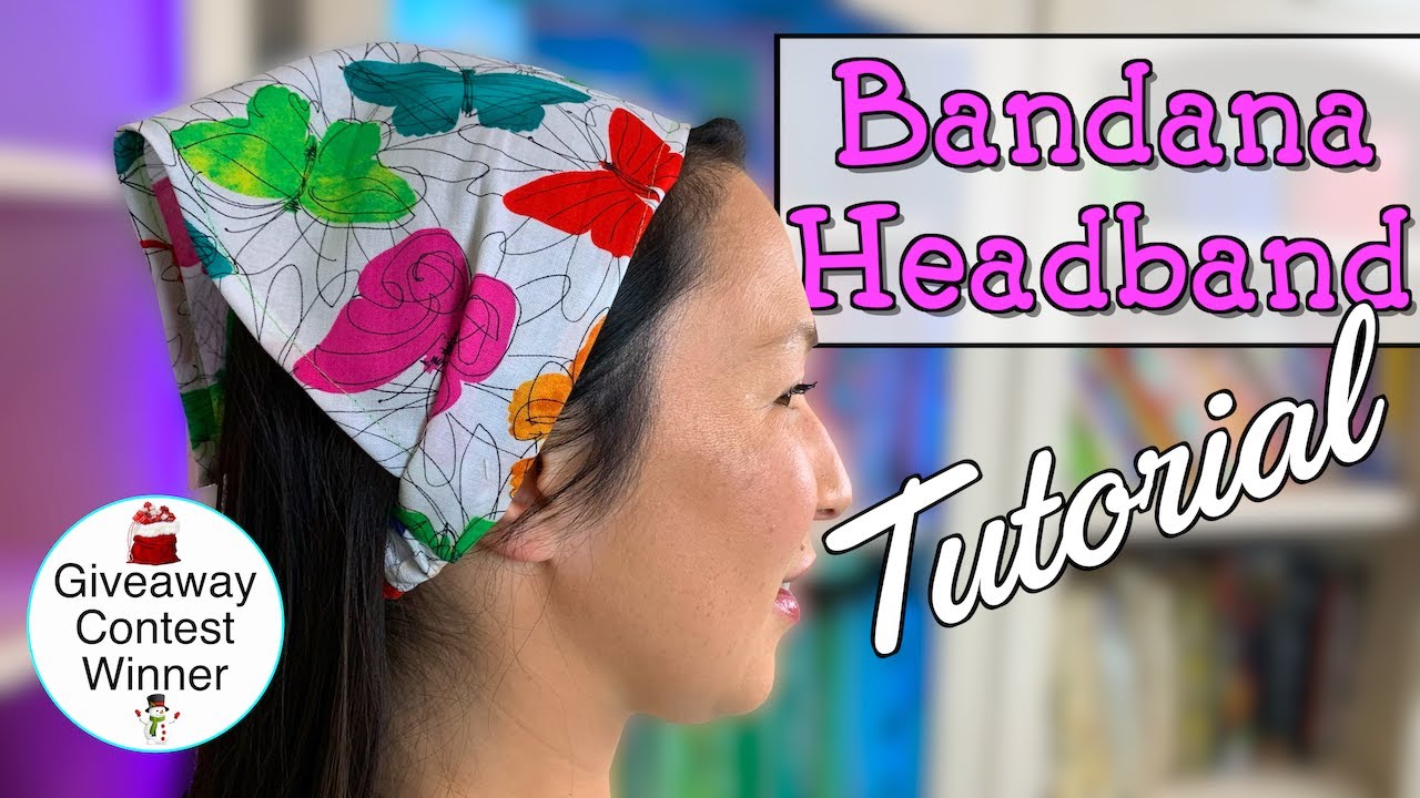 Bandana Headband Tutorial | Contest Winner | The Sewing Room Channel -  YouTube
