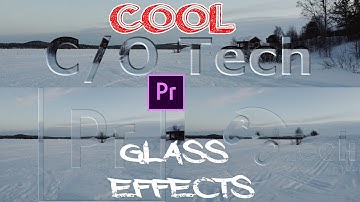 ICE or GLASS text effect tutorial for Premiere Pro In Hindi | C/O Tech