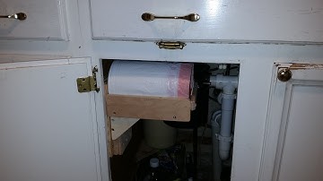 Kitchen Improvements - How to Make a Trash Bag Holder