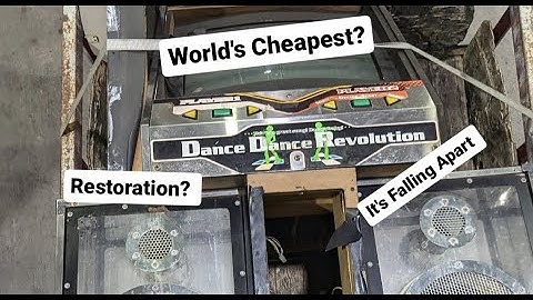 Worlds Cheapest DDR Machine?! Restoration PT1 Putting it Back Together