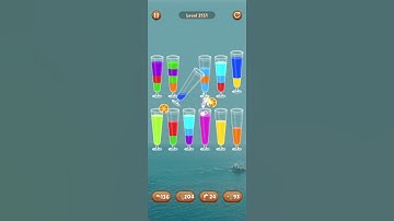 Water color sort level 2151 #androidgameplay #watersortpuzzle #shorts