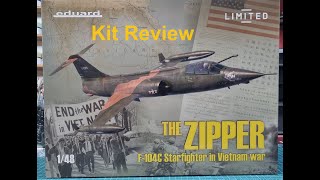 1/48 Eduard Limited Edition F-104C The Zipper in the Vietnam War, kit review