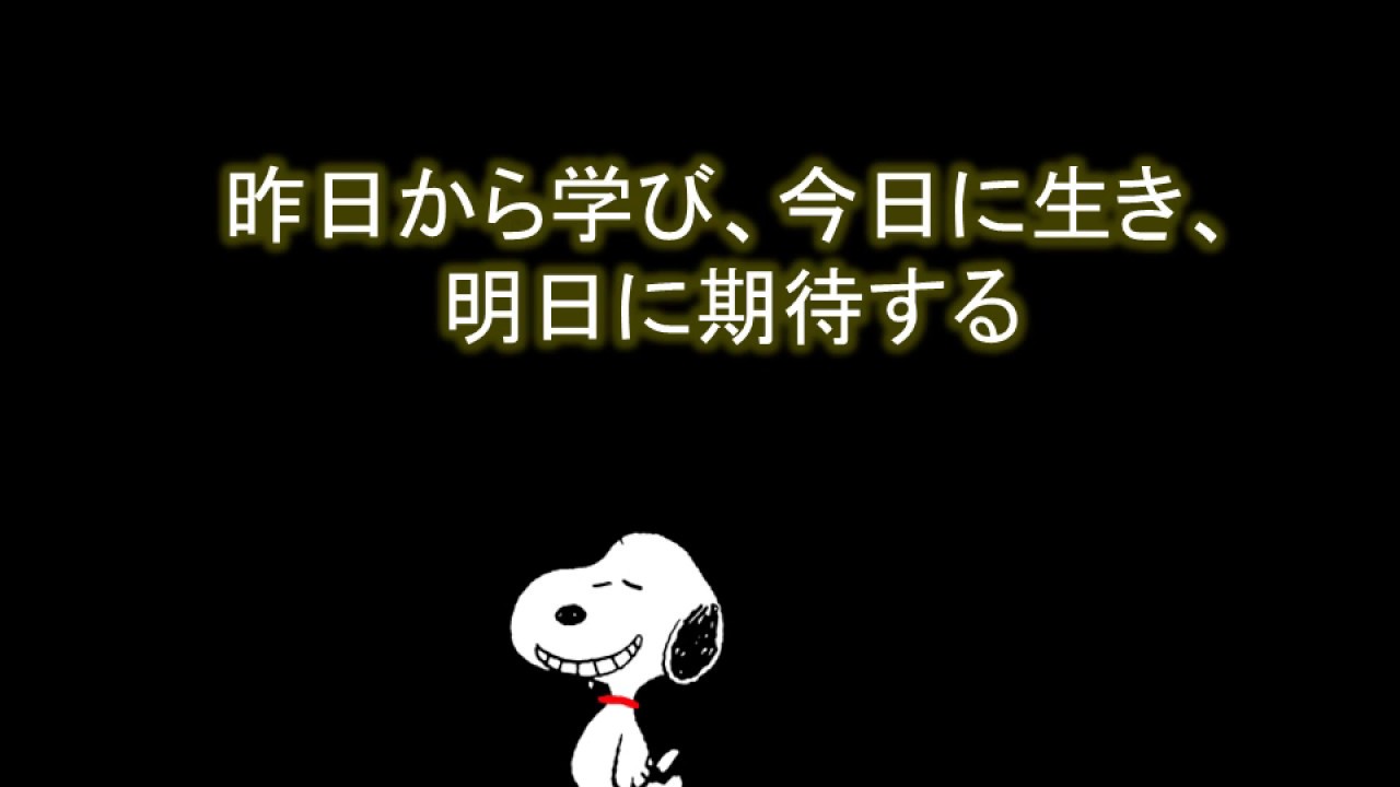 スヌーピー名言集 那津乃 咲のレッスン わんにゃん日記