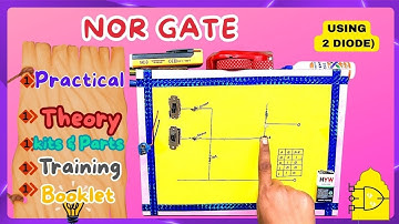 NOR Gate Logic Circuit | Easy Physics Investigatory Project (Class 11/12) | Ontex Electronics