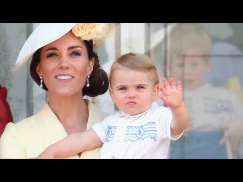 Video: Prinz Louis Wird Zum Ersten Mal Auf Dem Königlichen Balkon Erscheinen