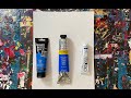 Acrylic Paint Comparison Liquitex Basics vs Winsor Newton vs Golden   Quality and Colorfastness Test
