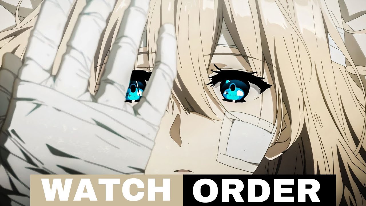 Complete Watch Order - Guide of Violet Evergarden - YouTube