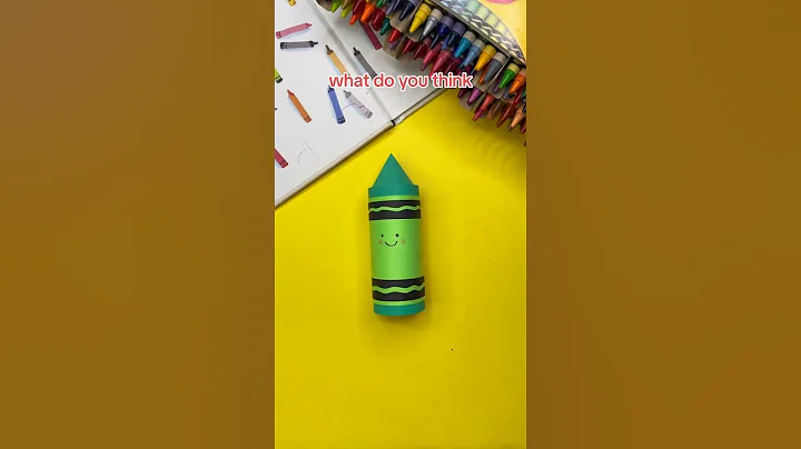 Easy Toilet Paper Roll Crayon Craft For Kids. 🖍️ Happy National Crayon Day. Cute Art Activity Ideas