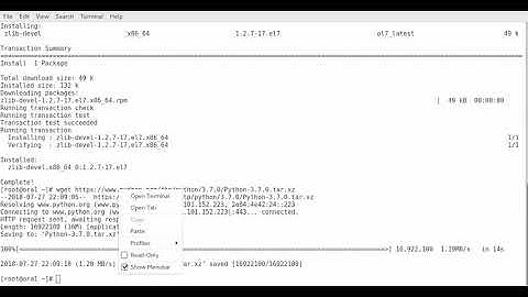 Install Python 3 on Linux Server