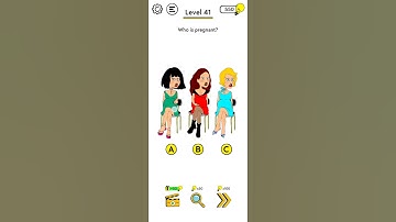 Braining Guess Who Level 23 Who is pregnant? Gameplay Solution Walkthrough
