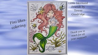 (hair, algae, star & fish) from Little Mermaid Friends by Teresa Goodridge