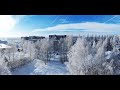 Город Стрежевой в зимним наряде.
