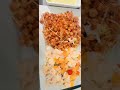 Russian salad and lobia chana salad / food with zargham