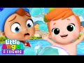 Mix - Oh no! Be Safe in the Swimming Pool Baby John | Little Angel And Friends Kid Songs