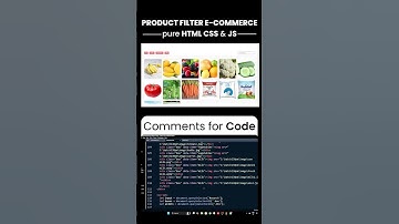 How to Filter Products on E commerce  - using Html, Css and Java Script |  Ecommerce Web development