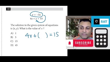 Q10 of Digital SAT Math Practice Test 1 Module 1