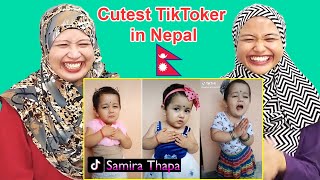 Cutest TikToker in Nepal | Samira Thapa | Malaysian Girl Reactions