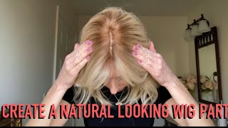 CREATE A NATURAL LOOKING WIG PART | Heat Friendly Lace and Mono Part Wigs