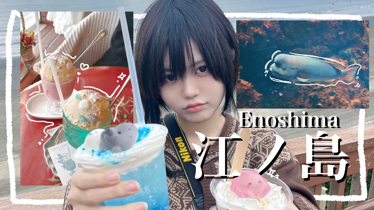 【Vlog】江ノ島！✧︎Enoshima!【🐟☕】