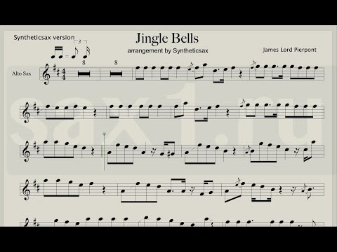 Video Jingle Bells - Sheet Music for Saxophone Alto (Funky... - youtube
