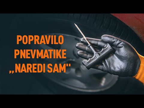 Video: Kako popraviti pokvarjeno pnevmatiko na avtomobilu?