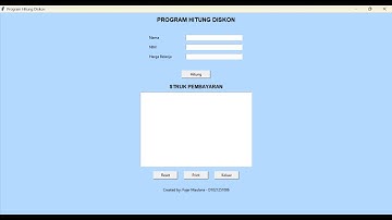 Program Hitung Diskon dengan GUI (Python Tkinter)