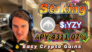 🧠 Solana staking for beginners — real YZY mining with stable 4311.07% APY returns!