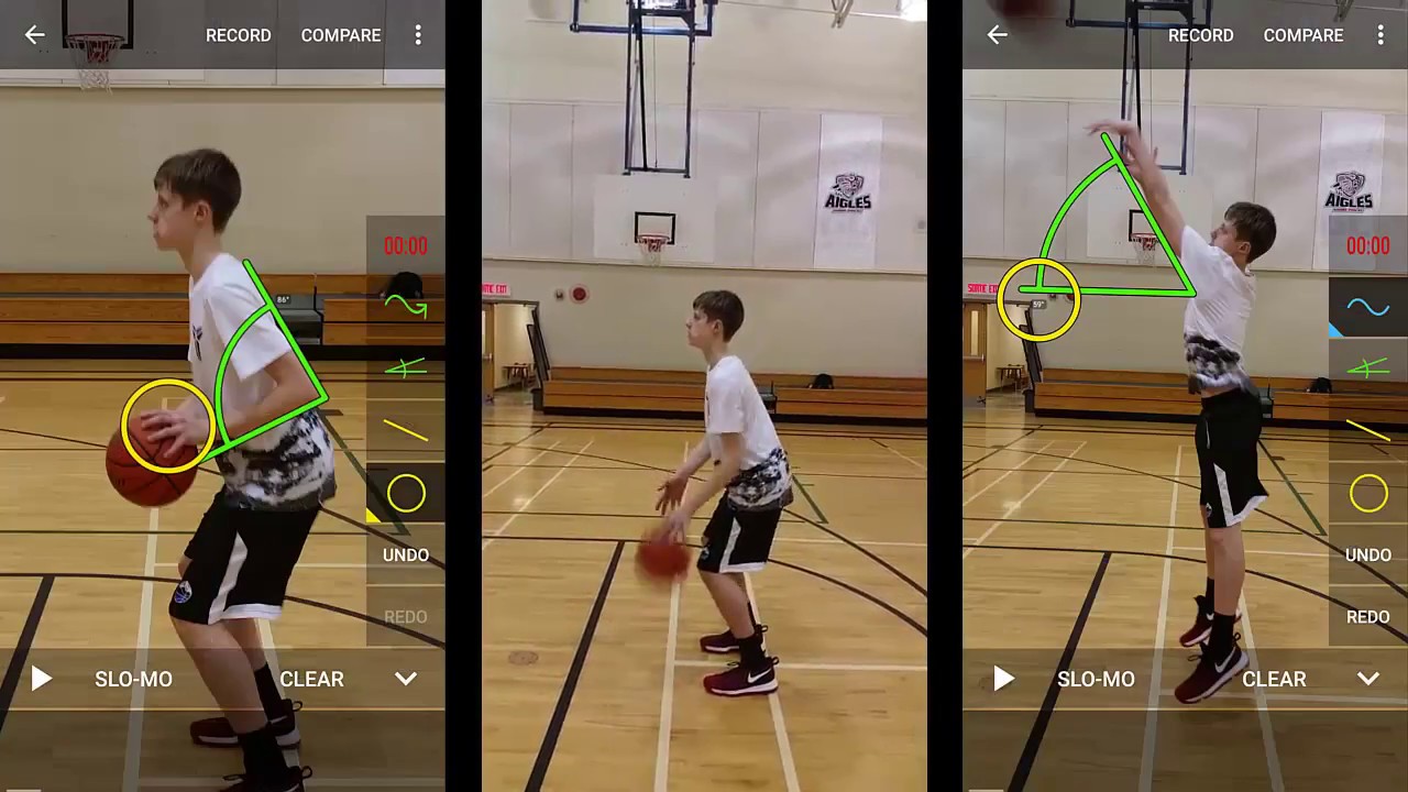 Shooting Correction with "Coach's Eye App YouTube