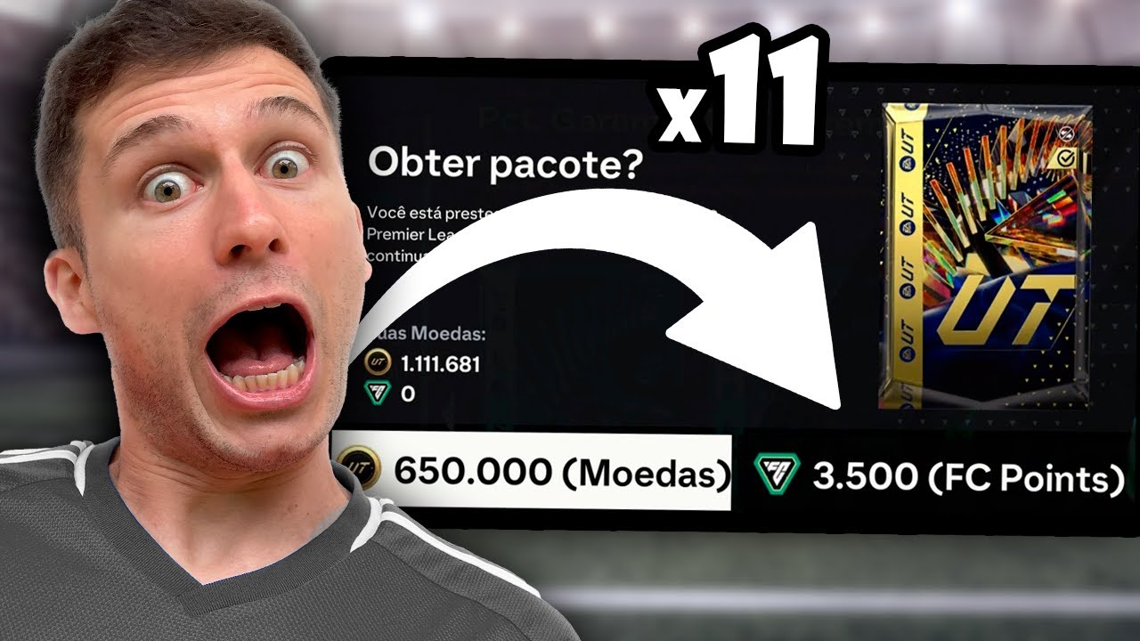 x11 PACKS TOTS DA PL NA LOJA!!! 🤑🤑 CADA UM VALE QUASE R$200, VALEU A PENA? EA FC 24 ULTIMATE TEAM