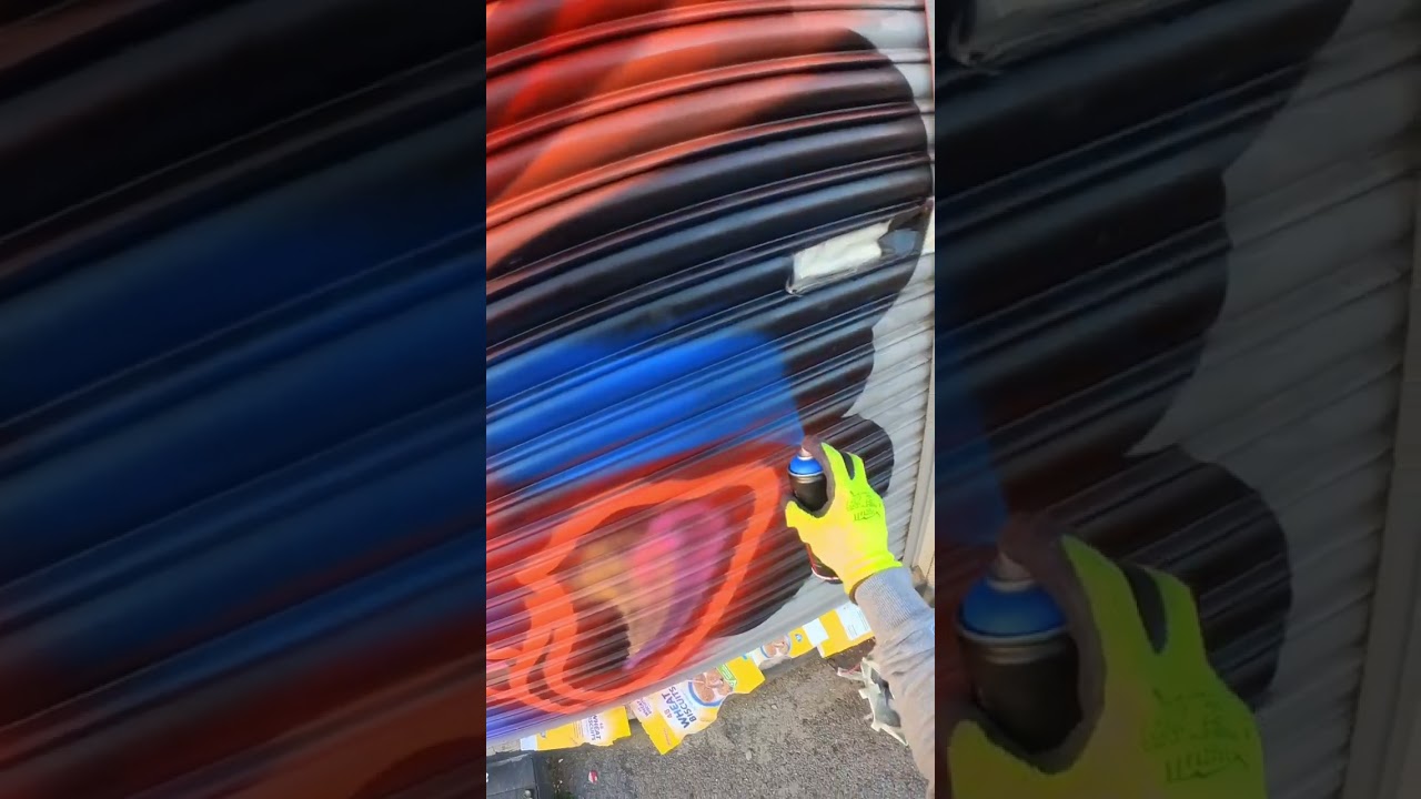 Classic Duck Shop Shutter Art Process Painting!