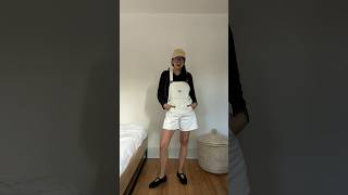 A weekend outfit - white shortalls