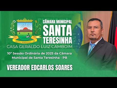 Vereador Edcarlos Soares | 10ª Sessão Ordinária de 2026 da Câmara Municipal...