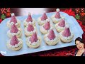 Tartellette Natalizie Salate “Cappello di Babbo Natale“ con Crema di Carciofini e Salame