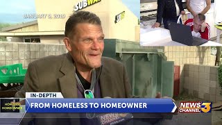 In-Depth: Local man shares his recovery off the streets. From Homeless to Homeowner