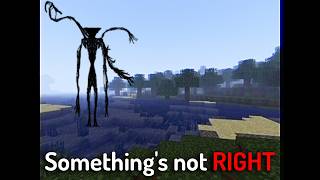 PLAYING THE BROKEN SCRIPT FOR THE FIRST TIME | MINECRAFT HORROR MOD | IM SCARED