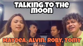 Maydea, Alvin, Roby, Tomy X factor Indonesia Cover Talking To The Moon #xfactorindonesia