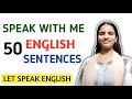50 Daily Use English Sentences | English Fluency Practice | Speak With Indu