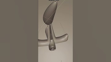 Creating A 3d Squidward in Blender 4.2 #shorts #blender4.2 #squidward